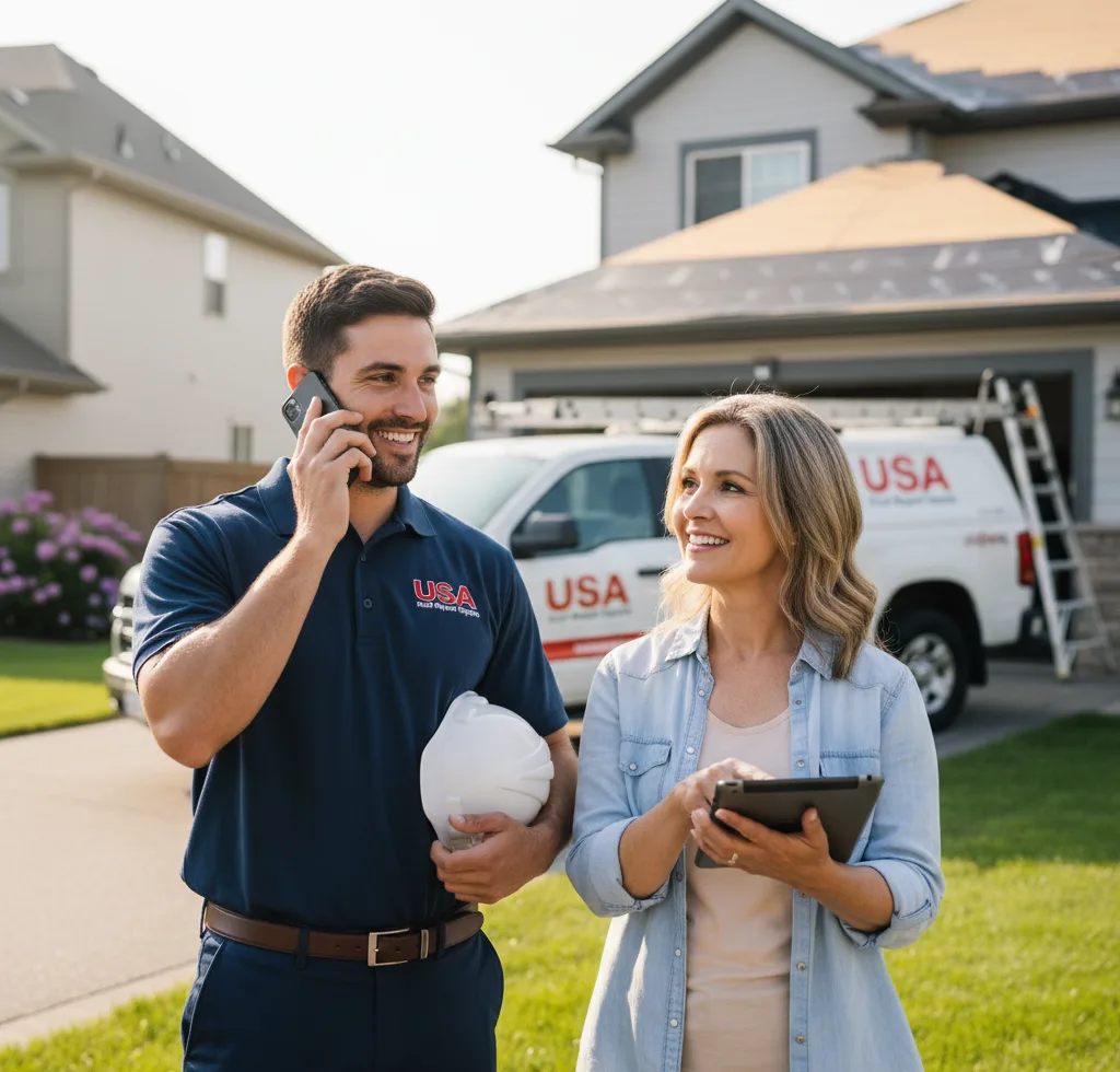USA Roof Repair Experts customer support in Ford City